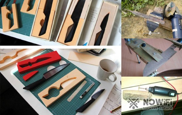 Инструменты для изготовления ножа